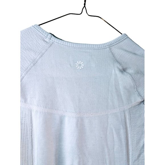 Athleta Small Light Grey Long Sleeve Athletic Shirt - Picture 8 of 9